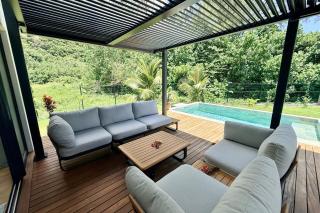Villa Vaimoeani bungalow - pool - serenity in Moorea Haapiti - 8 pers - 9