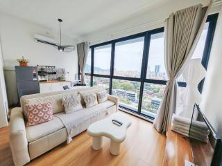 158B Stylish city center infinity pool unbeatable night view near to attractions, food, family friendly - 9