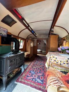 Historischer Zirkuswagen mit Outdoor-Küche und orientalischem Bad - 4