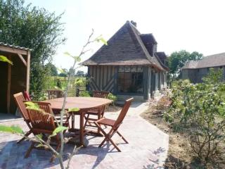 Manoir bleu et biches - 1