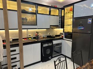 شالية Chalet فندقي للإيجار في منتجع سكاي ستي 4 الجلالة السخنة ارضي بحديقة مطل على بحيرة صناعية عذبة كبيرة اعلى منطقة في جبال الجلالة - 7