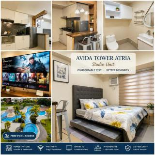 129 Tower 4 Avida Atria Iloilo Pool Side Comfy Cozy Central Studio Unit - 0