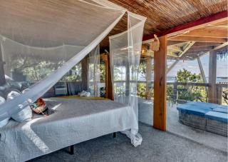Epic Treehouse Escape with Multi-Level Deck & Hanging Bed in Cottonwood, Texas - 8