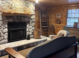 Private Riverfront Cabin with Waterfalls on the St. Regis River, New York - 9