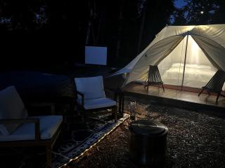 Romantic Luxury Glamping Tent with Riverfront Views near Sandpoint, Idaho - 4