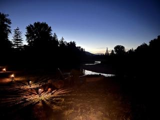 Romantic Luxury Glamping Tent with Riverfront Views near Sandpoint, Idaho - 2