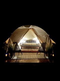 Romantic Luxury Glamping Tent with Riverfront Views near Sandpoint, Idaho - 1