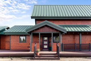Modern Log Cabin with Cozy Fireplace Retreat & Views in Sequim, Washington - 3