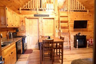 Off-Grid Lofted Cabin with Fire Pit Ideal for a Family Getaway in Maine - 4