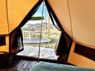 Charming Bell Tent for Glamping Escapes to Montana - 8