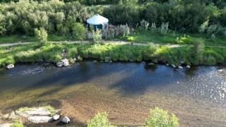 Glamping Yurt with Firepit, Hammock & Wood Stove in Garden Valley, Idaho - 9