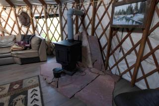 Glamping Yurt with Firepit, Hammock & Wood Stove in Garden Valley, Idaho - 1