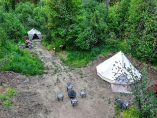 Bell Tent Glampsite with Fire Rings & Lake Access in Swan Valley, Idaho - 8