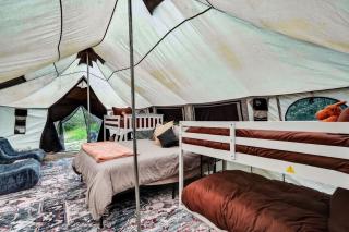 Bell Tent Glampsite with Fire Rings & Lake Access in Swan Valley, Idaho - 4