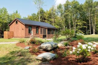 Scenic Scandinavian Retreat with Ski-In/Out Trail Access Near Stowe, Wolcott, Vermont - 4