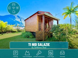 Ti Nid Salazie, Bungalow créole et vue montagne - 0