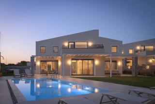Pelagia's Loft Villas Haroupi & Rodi with Private Heated Pools, 5 Walking Distance to the Beach - 0