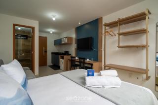 Studio em Cond. c/ Piscina e Coworking AZZ0305 - 1