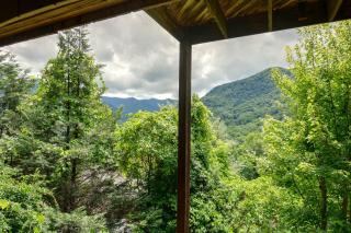 Maggie Valley Mountain Escape w/ Fireplace & Deck! - 3