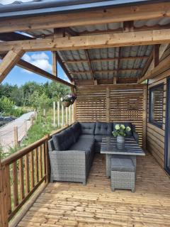 Nieuw!!Compleet nieuw luxe ingericht chalet MET AIRCO en panorama uitzicht over het lauwersmeer - 8