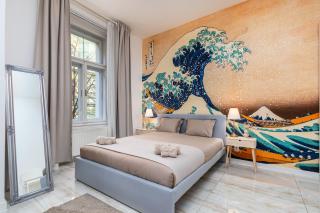 The Great Wave Studio Apartment at Náměstí Míru - 5