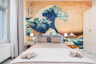 The Great Wave Studio Apartment at Náměstí Míru - 2