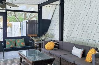 Updated dog-friendly home with private outdoor pool patio fireplace W&D AC - 5