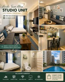 216 T3 Atrial Iloilo Pool View Comfy Central w Free Pool Access - 0