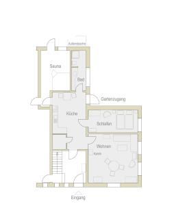 Ferienwohnung mit Sauna & Kamin , großer Garten - 2