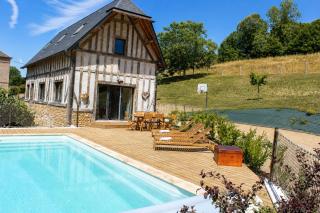 Cottage de charme avec piscine et vue panoramique - 6-8 pers Pays d'Auge - 4