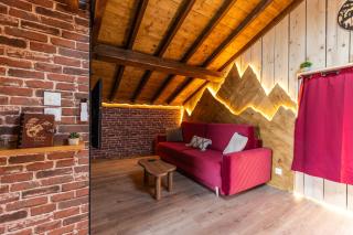 Le lodge perché PARKING GRATUIT, 4 PERSONNES, 2 CHAMBRES, WIFI, AMBIANCE CHALET EN BOIS, idéal PRO & COUPLE à Montbrison - 5