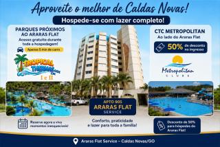 Araras Premium CTC Clube - Incluso Acesso ao Tropical Thermas Park I e II Grátis - 0