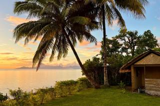 Pae Miti Beach house - white sand beach - Tahiti - 7 people - 6