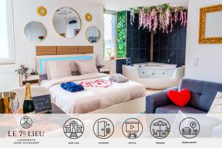 Romance Jacuzzi - Vidéoprojecteur - Terrasse 5min gare - 0