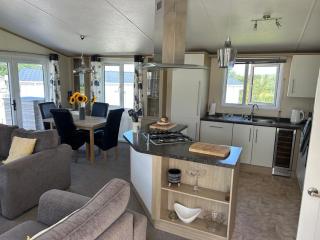 Lodge with decking at Trevella Holiday Park, Newquay, ref 98011F - 3