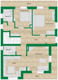 Appartment zum Stoaner - 5