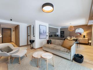 Appartement neuf avec terrasse, 2 chambres près des pistes, sauna, hammam, salle de sport, parking - Megève - 2