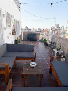 Oasis en las Alturas Depto con Terraza y Parrilla Living Exterior - 2