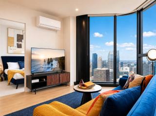 Sky High 2 Bedroom Melbourne City Views - 9