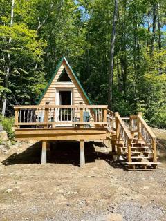 White Mountains Forest A-Frame Stars Firepit - 0