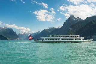 Mountains and lake, quiet, peaceful nature, in Seelisberg near Lucerne - 1