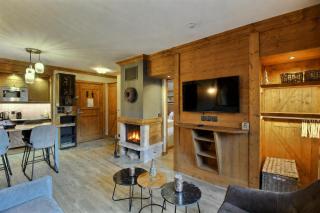 ARC 1950, Appartement 1 chambre avec Cheminée, 4 personnes, Vue Montagne, SAUNA, HAMMAM, JACUZZI, PISCINE EXTERIEURE CHAUFFEE - 4