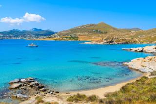 Naxos Cental Room Double Room Semi Basement Private Balcony 200M From - 3