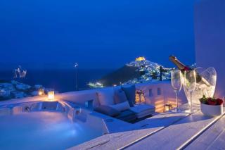 Elegant Astypalaia Villa Villa Ble Air Conditioning Hot Tub - 9