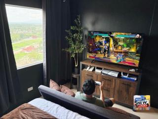 DEJA VIEW Studio Condo Unit at Sitari with PlayStation5 and 21st Floor City Skyline view - Bacolod City - 7