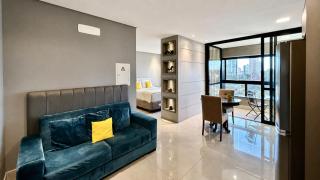Flat Elegante, Confortável e Com Uma Bela Vista - 9