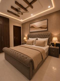 luxury apartment 2 BED E11 Islamabad AC-NETFLIX-FREE PARKING-CHILDREN PLAY GROUND-SEPARATE KITCHEN - 0