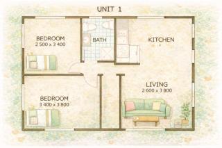 Villa Limone - 2BR - Sleeps 6 - CBD and Free Parking - 2