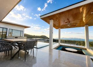 Ocean Sky Villa-6 Bedrooms Ocean View Pool Hillside Villa - 3
