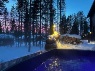 Snow&Pine Log Cabin Levi with Sauna & Hot Tub - 1